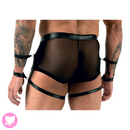 Black Pants with Restraints