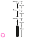 Stimulator with 3 attachments