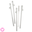 Glass Drinking Straw Willy