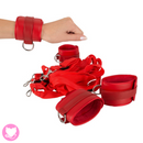 Bed Restraint Set - Red