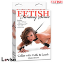 Collar with Cuffs and Leash