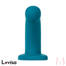 Nexus Lennox Hollow Vibrating Silicone Dildo 8" - Green