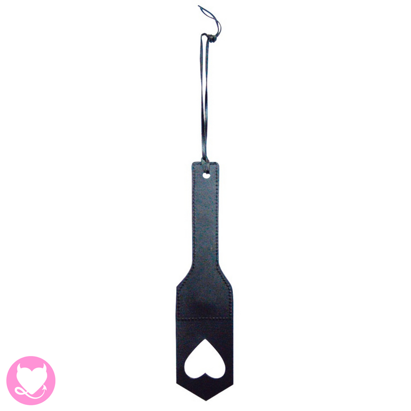 Heart-shaped Leather Paddle