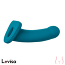 Nexus Lennox Hollow Vibrating Silicone Dildo 8" - Green