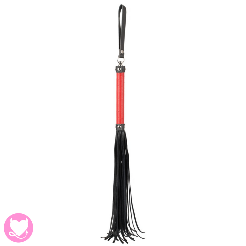 Black & Red Flogger
