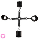 Vegan Bondage Set - Restraint Cross