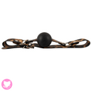Silicone Gag Ball Leopard