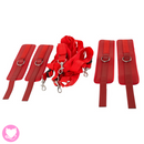 Bed Restraint Set - Red