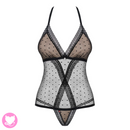 Obsessive - 876-TED-1 teddy - Black