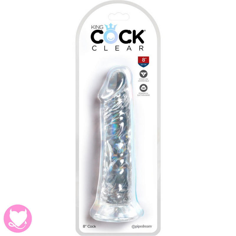 Clear Cock 8"