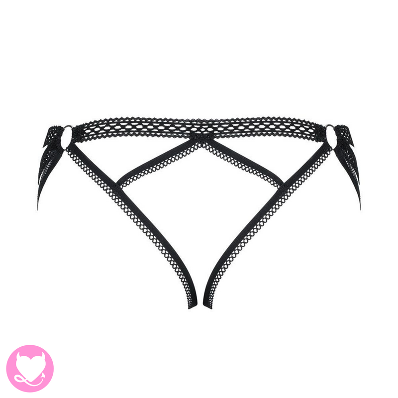 Obsessive - Darkie garter belt - Black