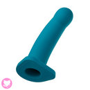Nexus Lennox Hollow Vibrating Silicone Dildo 8" - Green