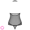 Obsessive - 876-TED-1 teddy - Black