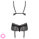 Obsessive - Mixty 3-pcs set L/XL - Black