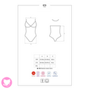 Obsessive - 876-TED-1 teddy - Black