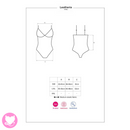 Obsessive - Leatheria teddy - Black S/M