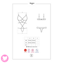 Obsessive - Megies teddy - Black