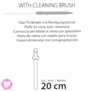 Glass Drinking Straw Willy